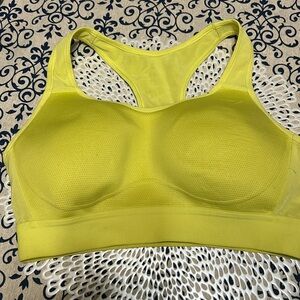 Yellow medium gymshark sports bra